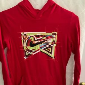 Nike Girl's hoodie with abstract design on front 12-13 years